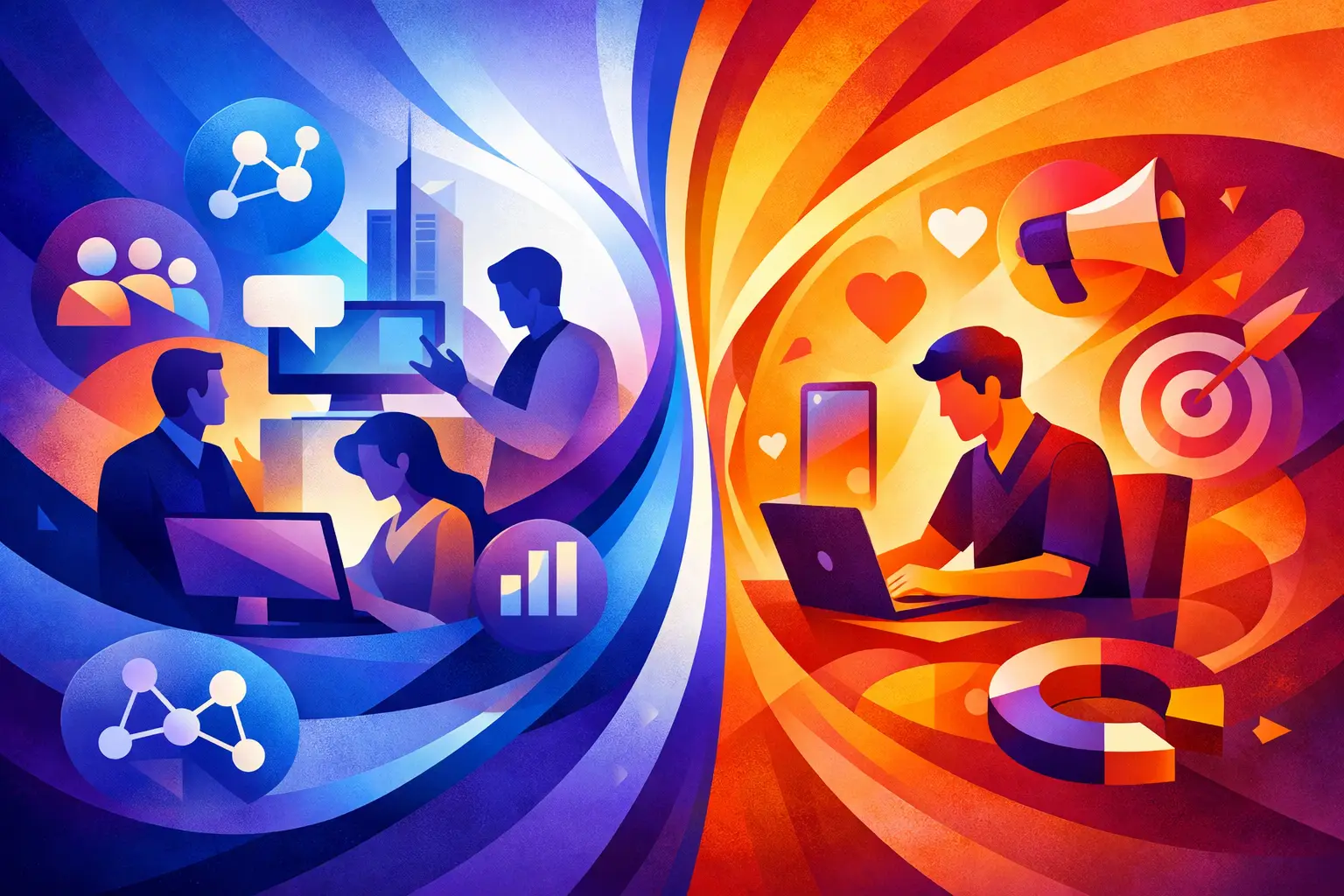 Agency vs Freelancer Social Media for B2B Growth