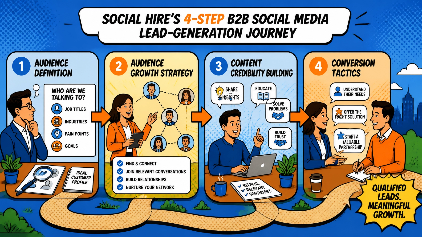 Social Hire has a 4-step proven process