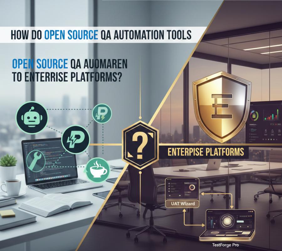 How Do Open Source QA Automation Tools Compare to Enterprise Platforms